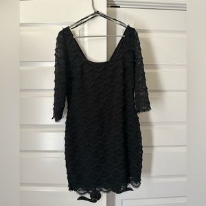 Guess Black Lace Cocktail Dress Size 10